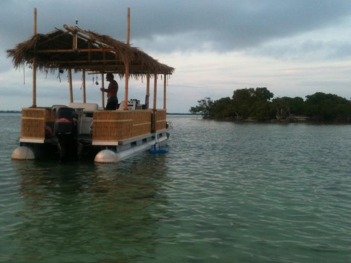 My Husband's Tiki Boat