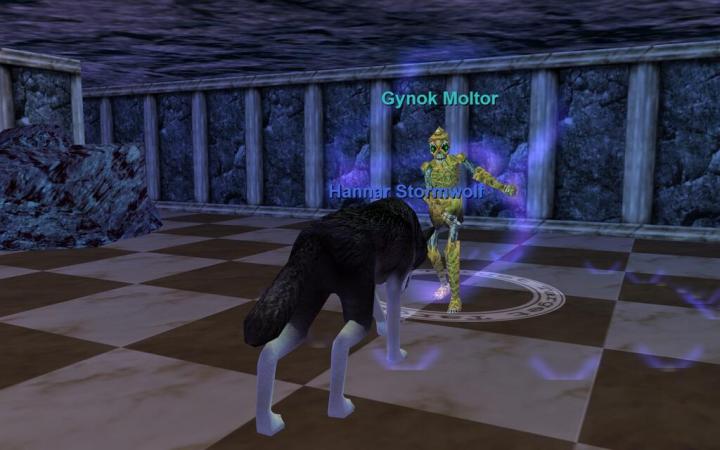 Hannar vs. his long time nemesis, Gynok Moltor!