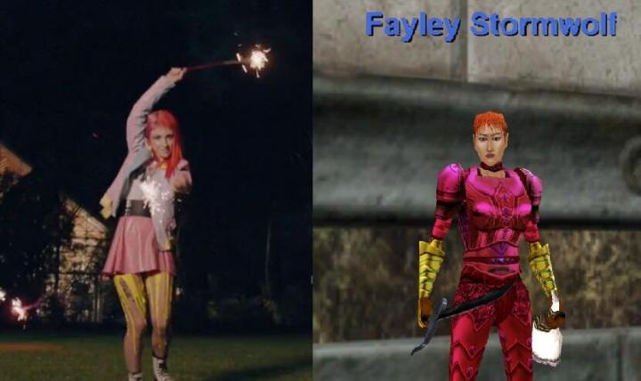 And a quick costume change