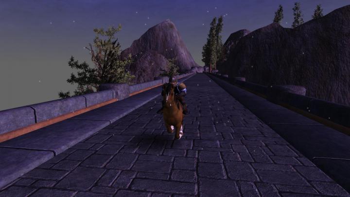 Dwarven Paladin at full tilt on his pony