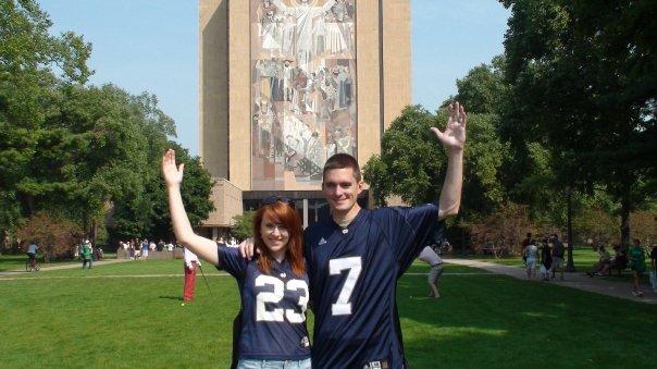 Our real favorite place to hangout, Notre Dame!