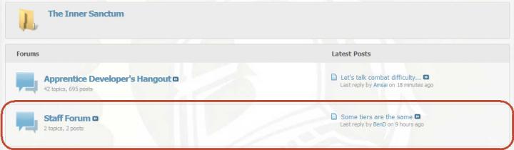 Seeing forum don't have access to