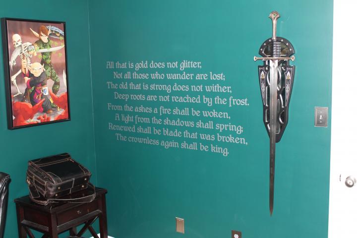 A tribute to my favorite fantasy character, and his sword.