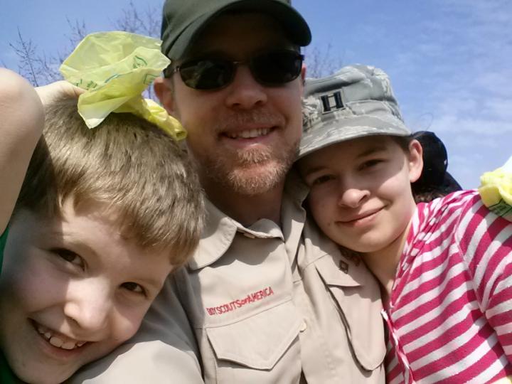 Scouting for Food with the kids