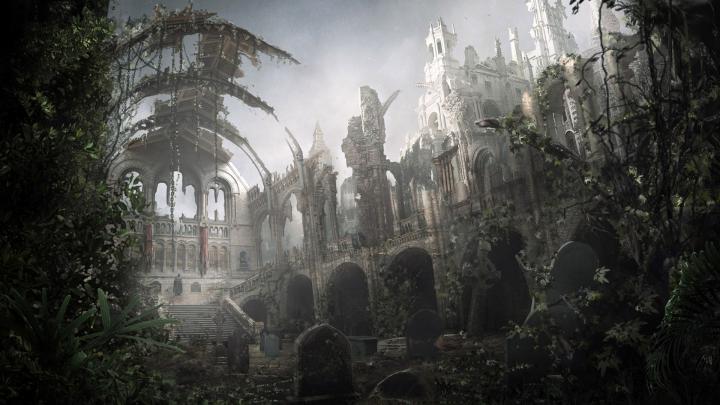 Temple Graves Ruins Vegetation